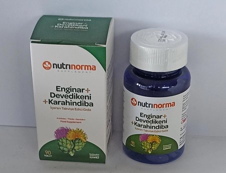 Ari Damlası Nutrinorma Enginar + Devedikeni + Karahindiba Takviye Edici Gıda 90 Tablet