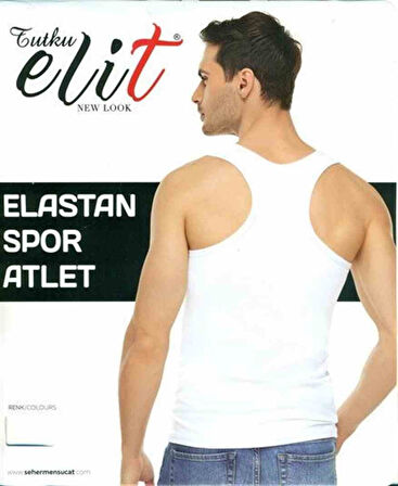 Tutku Elite Erkek Elastan Spor Atlet 1304 6'lı Paket