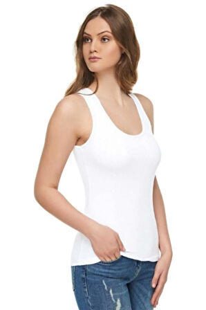 Kadın Ribana Geniş Askılı Atlet 3'lü Paket