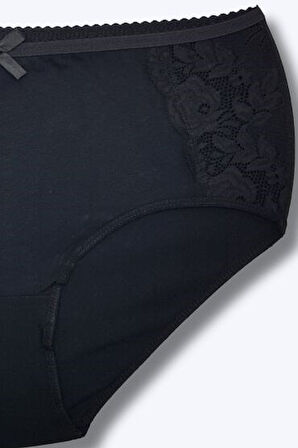 Tutku Elit 12' li Kadın Yanı Dantelli Bato Bikini Külot 2401