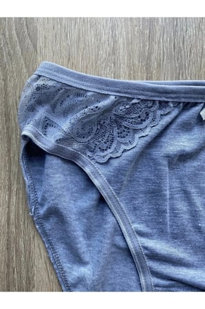 Kadın Renkli Bikini Alt Kombin Firuze 6 Lı 0515