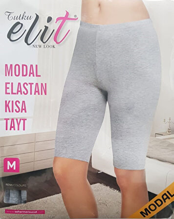 Tutku Elit Bayan Modal Elastan Kısa Tayt  2103