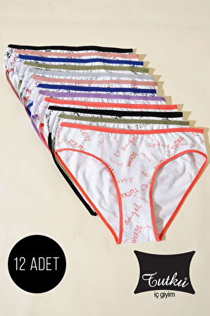 Tutku 12' li Bayan Dream Bikini Külot Kombin 0593