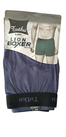 Tutku Erkek LION Spor Boxer 6'lı  0123 Kombin