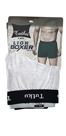 Tutku Erkek LION Spor Boxer 6'lı  0123 Kombin