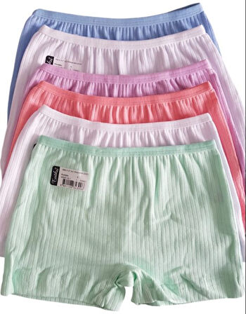 Tutku 0853 Kız Çocuk Pandora Şort  6'lı Paket Kombin