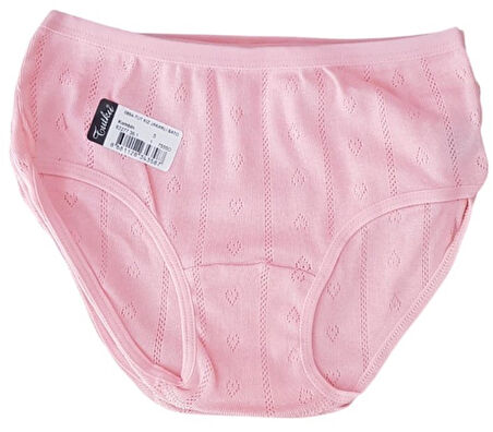 Tutku 0854 Kız Çocuk Jakarlı Bato-Slip-Külot - 12'li Kombin