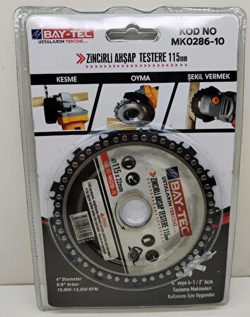 Bay-Tec Zincirli Ahşap Testere 115 mm MK0286-10