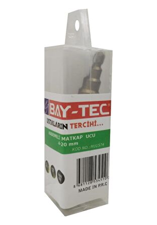 Bay-Tec MU1574 Kademeli Matkap Delme Ucu 4-20 mm