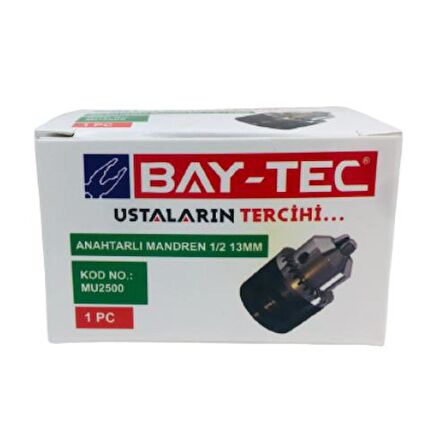 Bay-Tec MU2500 Anahtarlı Mandren 1/2" 13Mm