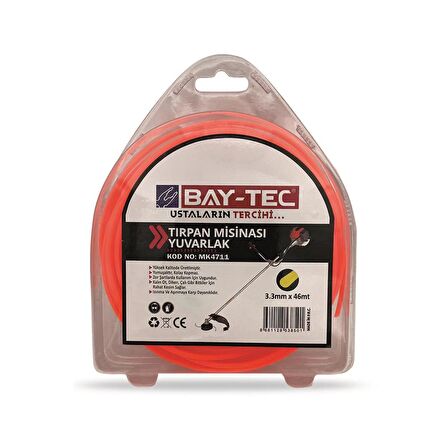 BAYTEC TIRPAN MİSİNA YUVARLAK 3.3 MM*46MT MK4711