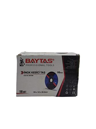 Baytaş İnox Kesici Taş Mk 0188 115x1.0x22.2 mm 100 Adet