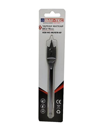 Bay-Tec MU1578-87 Yaprak Matkap Ucu 16 mm