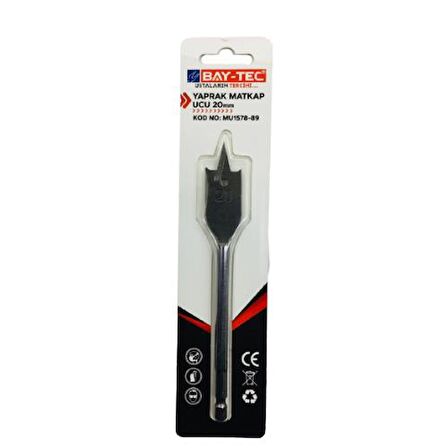 Bay-Tec MU1578-89 Yaprak Matkap Ucu 20Mm