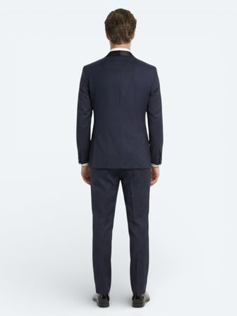 Saks Slim Fit Kelebek Yaka Dokuma Smokin Takım Elbise