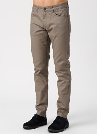 Kip Regular Fit Düz Haki Pantolon