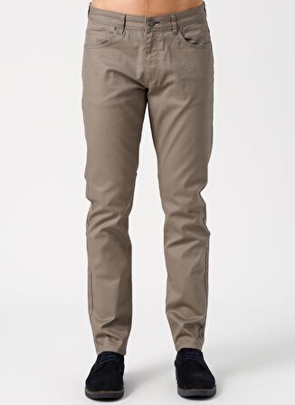 Kip Regular Fit Düz Haki Pantolon