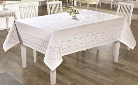 Atak Jumbo Jakarlı Dertsiz Yemek Masa Örtüsü 160 x 220