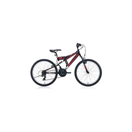 Bianchi Junior 24 Jant 21 Vites 37 Cm V-Fren Dağ Bisikleti-Siyah-Kırmızı-Beyaz