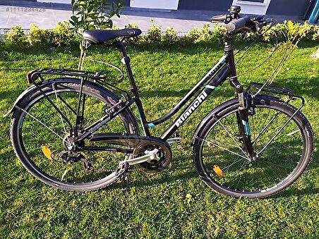 Bianchi Travel 505 V Fren 21 Vites 28 Jant Şehir Bisikleti Siyah Turkuaz 40 Kadro