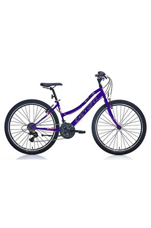 Carraro Speed 262 26 Jant 21 Vites 38 Cm V-Fren Dağ Bisikleti-Eflatun-Beyaz-Mor-Lila