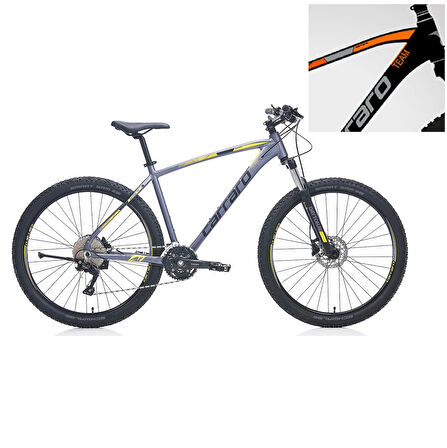 Carraro Daytona 930 HD Fren Deore 30 Vites 29 Jant Dağ Bisikleti Siyah Gümüş Turuncu 44 Kadro