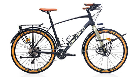 Carraro CR-T Trail HD Fren Deore 30 Vites 27,5 Jant Özel Seri Bisiklet Mat Siyah Yeşil 56 Kadro