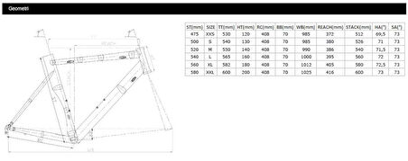 2025 CARRARO CR-RACE 052C AERO YOL BİSİKLETİ