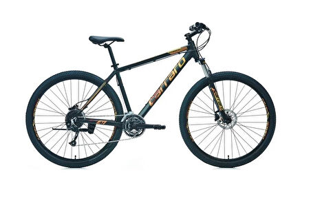 CARRARO FORCE 770C ERKEK DAĞ BİSİKLETİ 480H HD 27.5 JANT 18 VİTES MAT SİYAH ALTIN BAKIR KIRMIZI