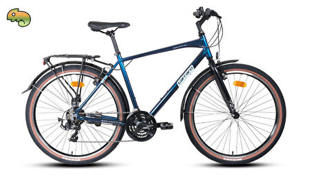 Carraro Sportive 721 V Fren 21 Vites 27,5 Jant Şehir Bisikleti Mavi Mor Yeşil Turkuaz 46 Kadro