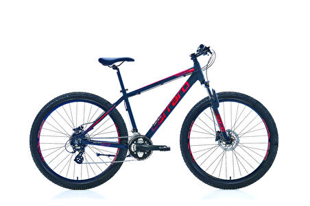 Carraro Force 970C HD Fren Cues 18 Vites 29 Jant Dağ Bisikleti Antrasit Kırmızı 48 Kadro