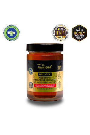 Bitlis Balı Organik Sertifikalı Polifloralı Süzme Çiçek Balı (450 GR.)