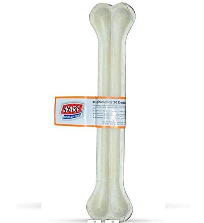 Warf Beyaz Sığır Derisi Köpek Kemiği 30 cm 300 gr