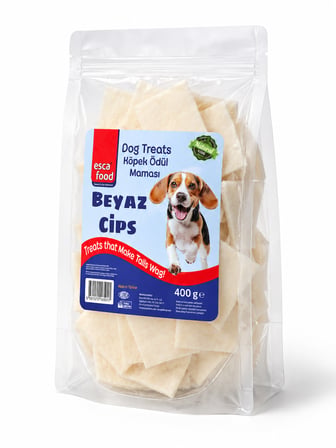 Esca Food Beyaz Deri Cips 400 Gram Köpek Ödül Maması