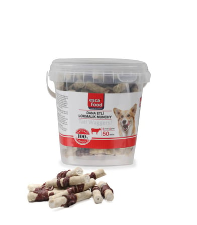 Esca Food Dana Etli Lokmalık Munchy 6 cm 6 Gram 50'li Köpek Ödül Maması