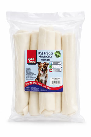 Esca Food Rol Kemik Beyaz 24 cm 5'li Köpek Ödül Maması