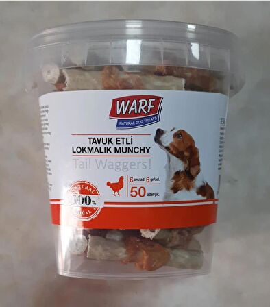 Warf Munchy Tavuklu Lokmalık 6 Gr 50 li