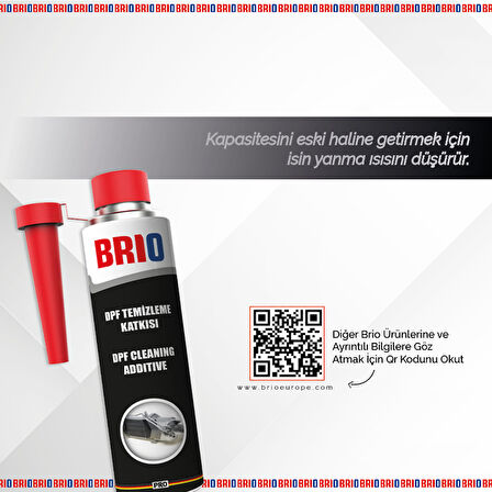 Brio Dizel Partikül Filitre Temizleyici 300 Ml