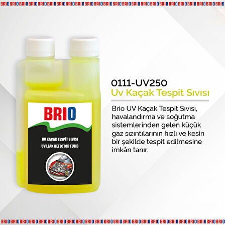 Brio Uv Kaçak Tespit Sıvısı 250 Ml