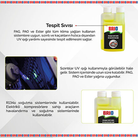 Brio Uv Kaçak Tespit Sıvısı 250 Ml