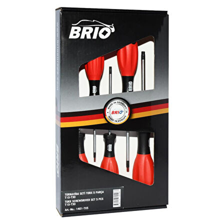 Brio Tornavida Seti Torx (Tork) 5 Parça T10-T30