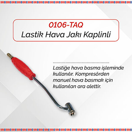 Brio Lastik Hava Jakı Kaplinli