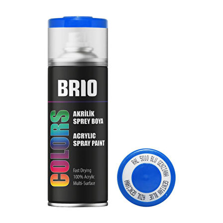 Brio Sprey Boya Akrilik Yılan Otu Mavi B5010 400 Ml