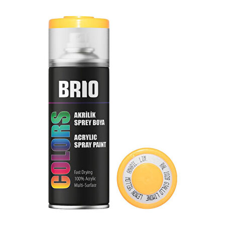 Brio Sprey Boya Akrilik Kavun Sarı B1028 400 Ml