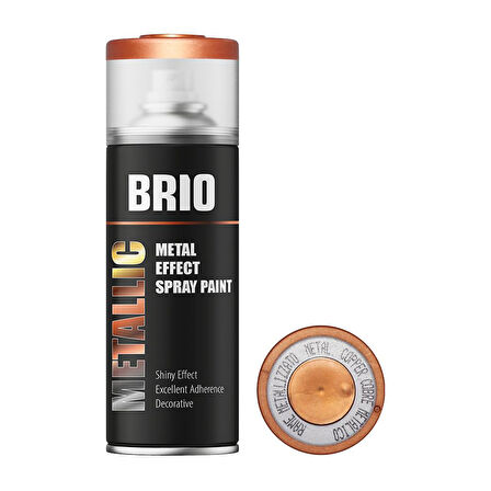 Brio Sprey Boya Metalik Bakır 400 Ml