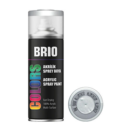 Brio Sprey Boya Akrilik Jant-Alüminyum B9006 400 Ml