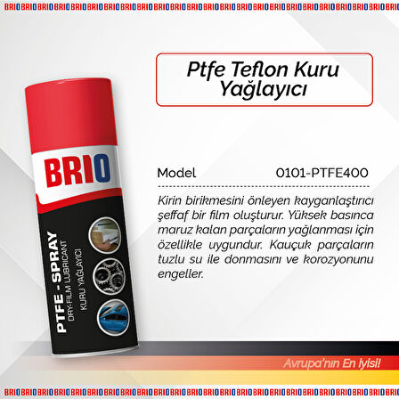 Brio Ptfe Teflon Yağlayıcı 400 Ml