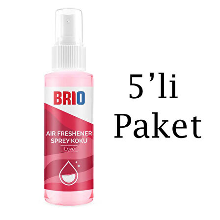 Brio Sprey Koku 170 Ml Love 5'li Paket