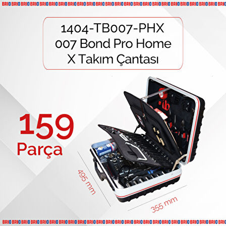 Brio Takım Çantası 007 Bond Pro Home X 159 Parça