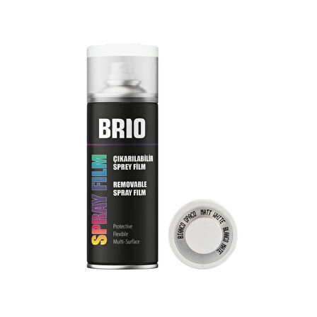 Brio Sprey Boya Çıkarılabilir Opak Beyaz 400 Ml